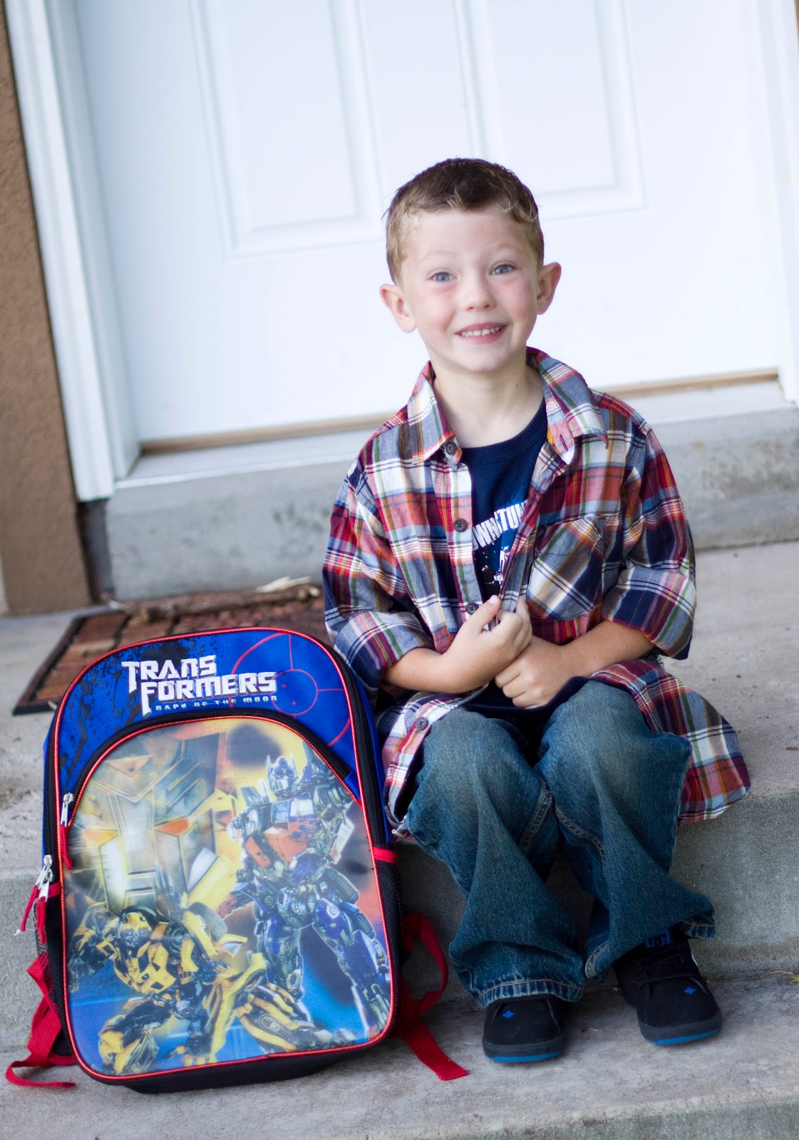Sagers Family Layton's first day of Preschool!