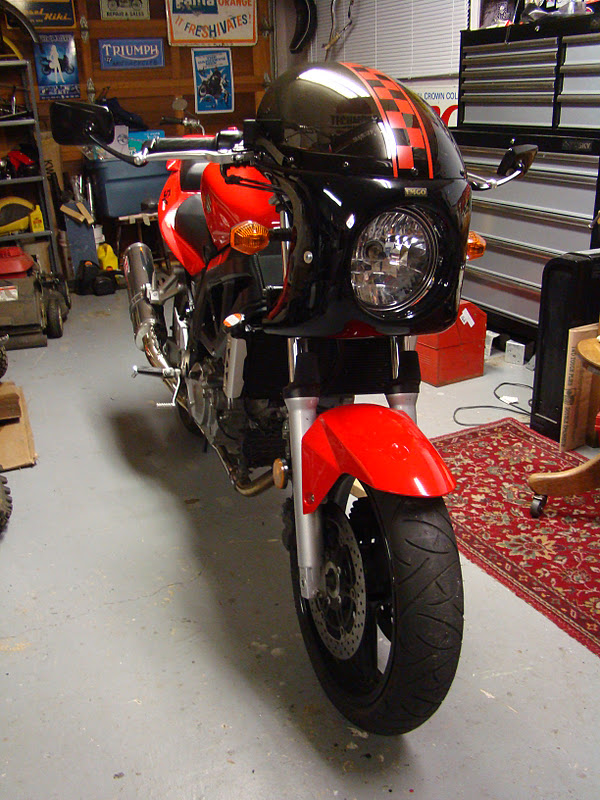 cafe racer half fairing