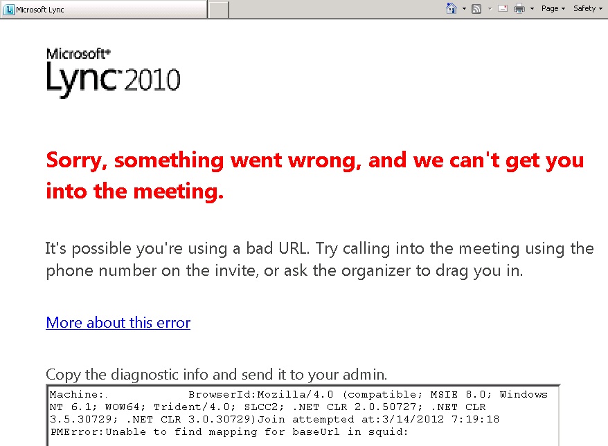 A Crash Course In Unified Communications Lync Vanity Simple URLs Issue A Crash Course In Unified Communications Lync Vanity Simple URLs Issue