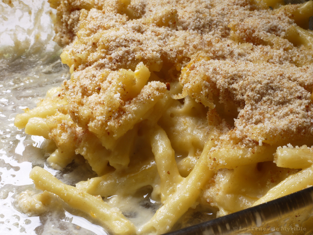 Voir la recette : Mac'n Cheese (gratin de macaronis au fromage)