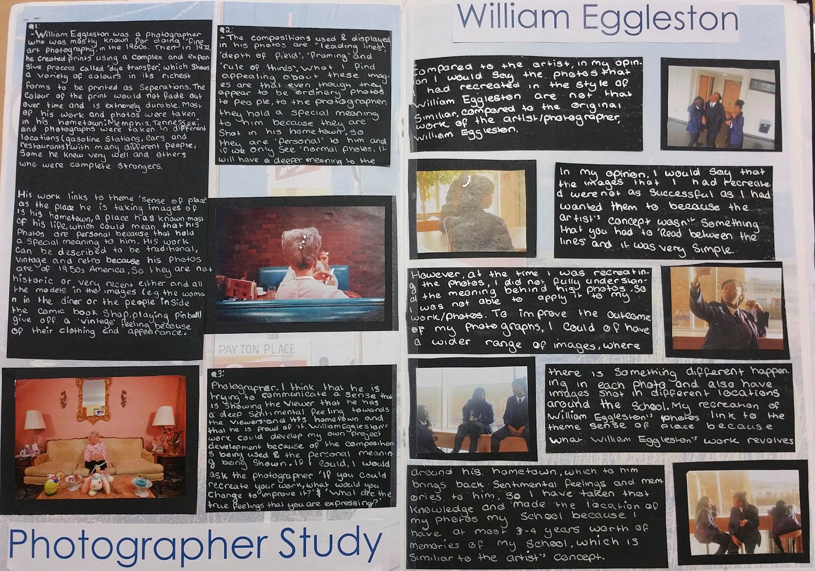 GCSE Photography: UNIT 1 - Sense of Place