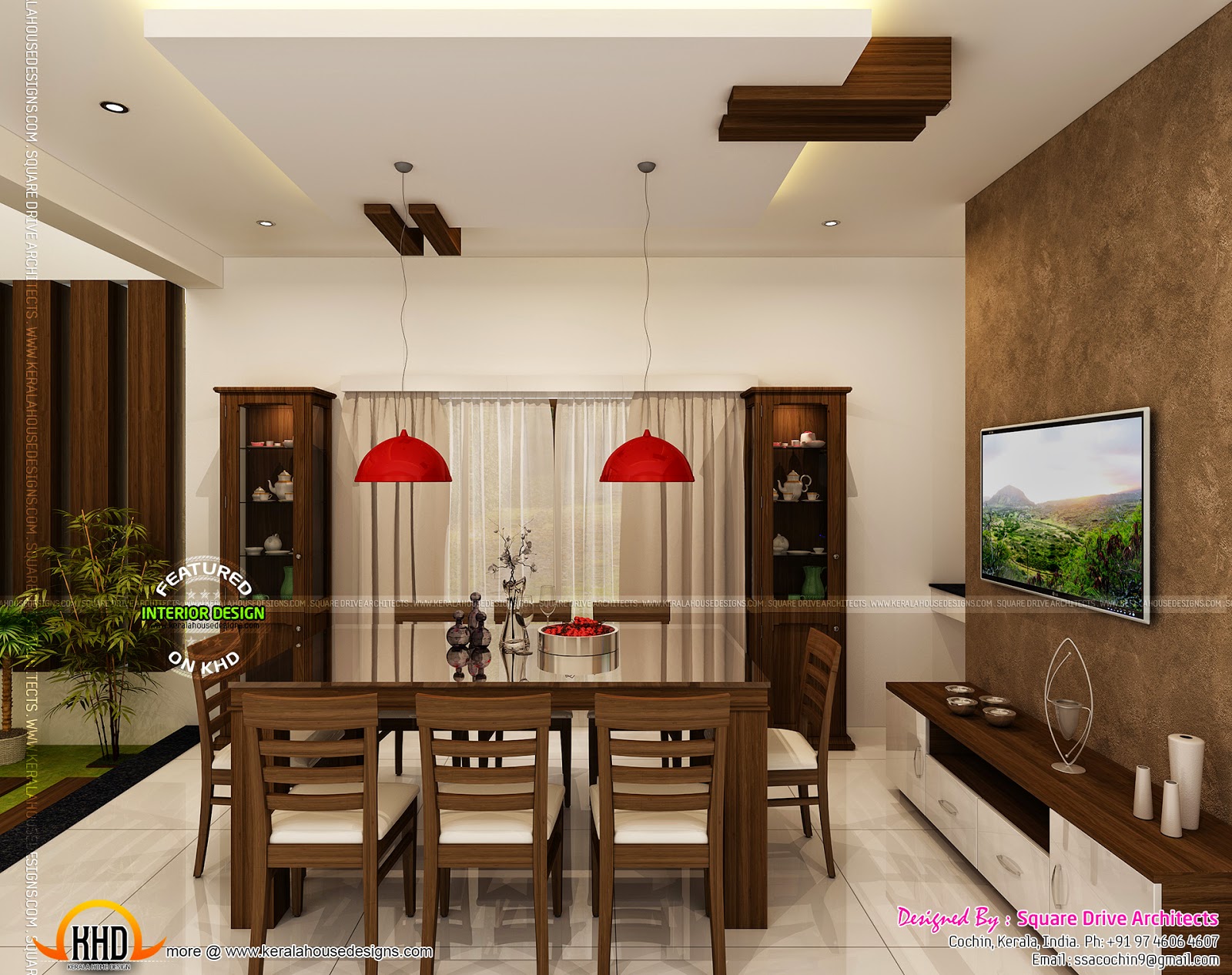 Home interiors designs - Kerala home design and floor plans - 9000+ houses