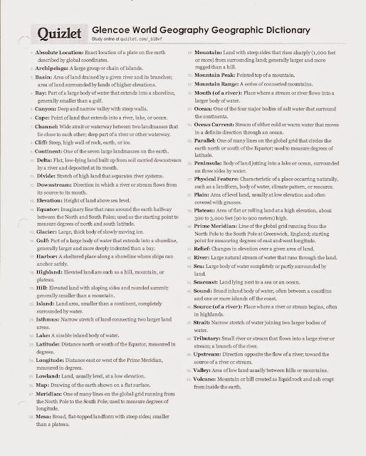 Mr. E's World Geography Page World Geography 2017 Chapter 2