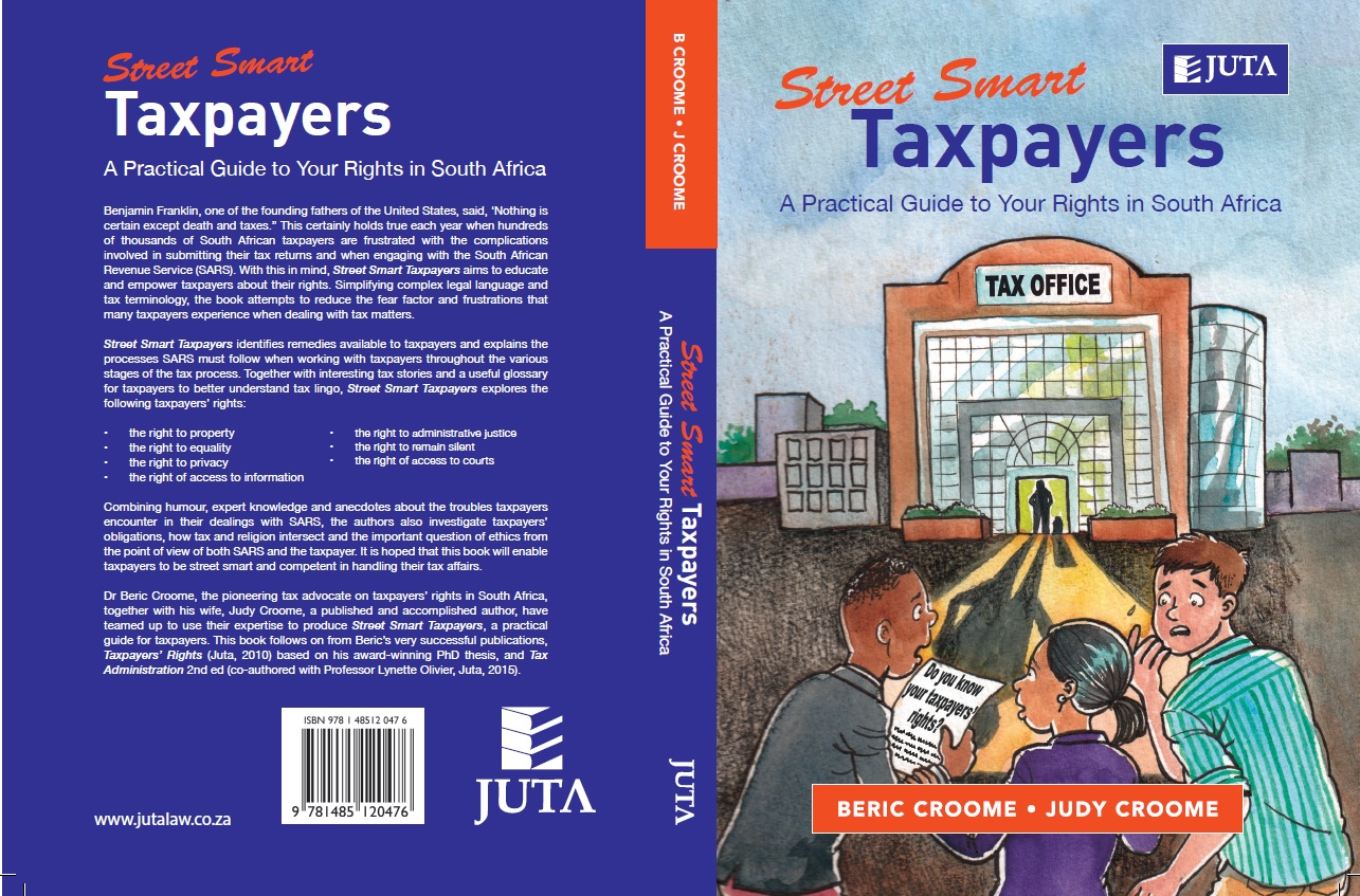 Dr Beric Croome Street Smart Taxpayers A Practical Guide to Your