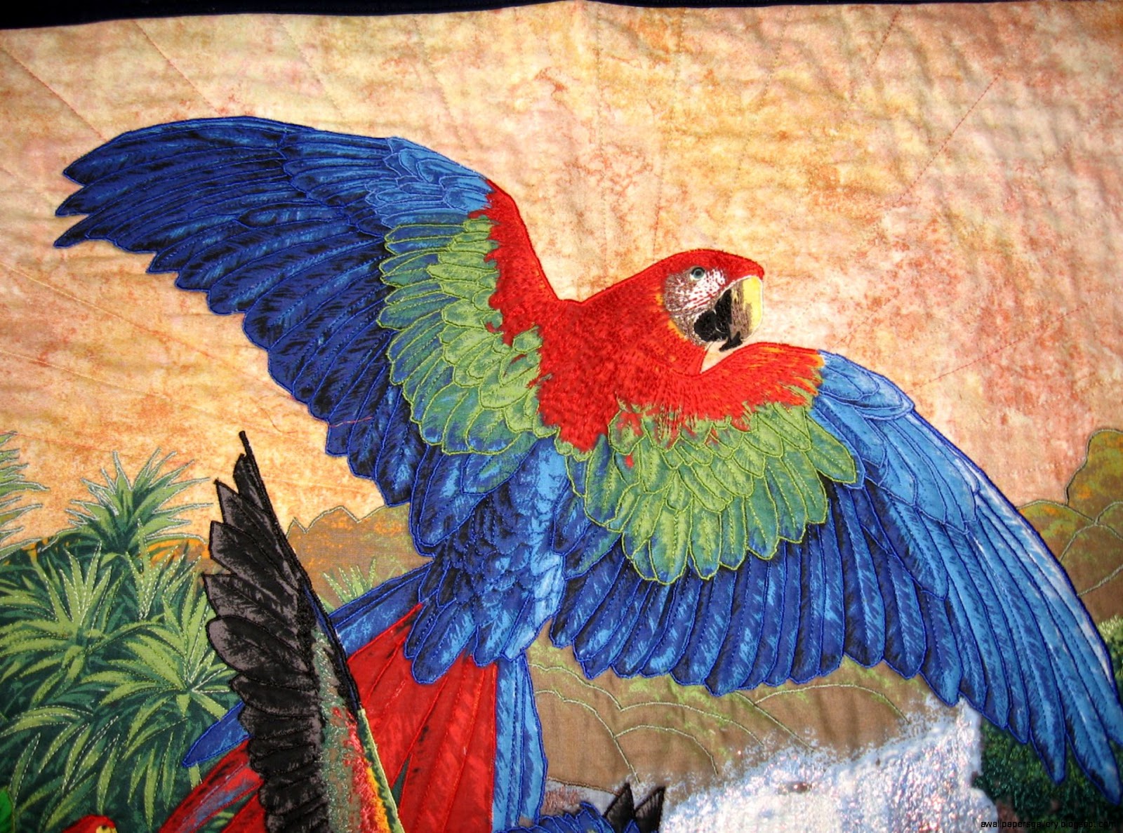 The wall hanging looks wonderful and the time I spent on it was well