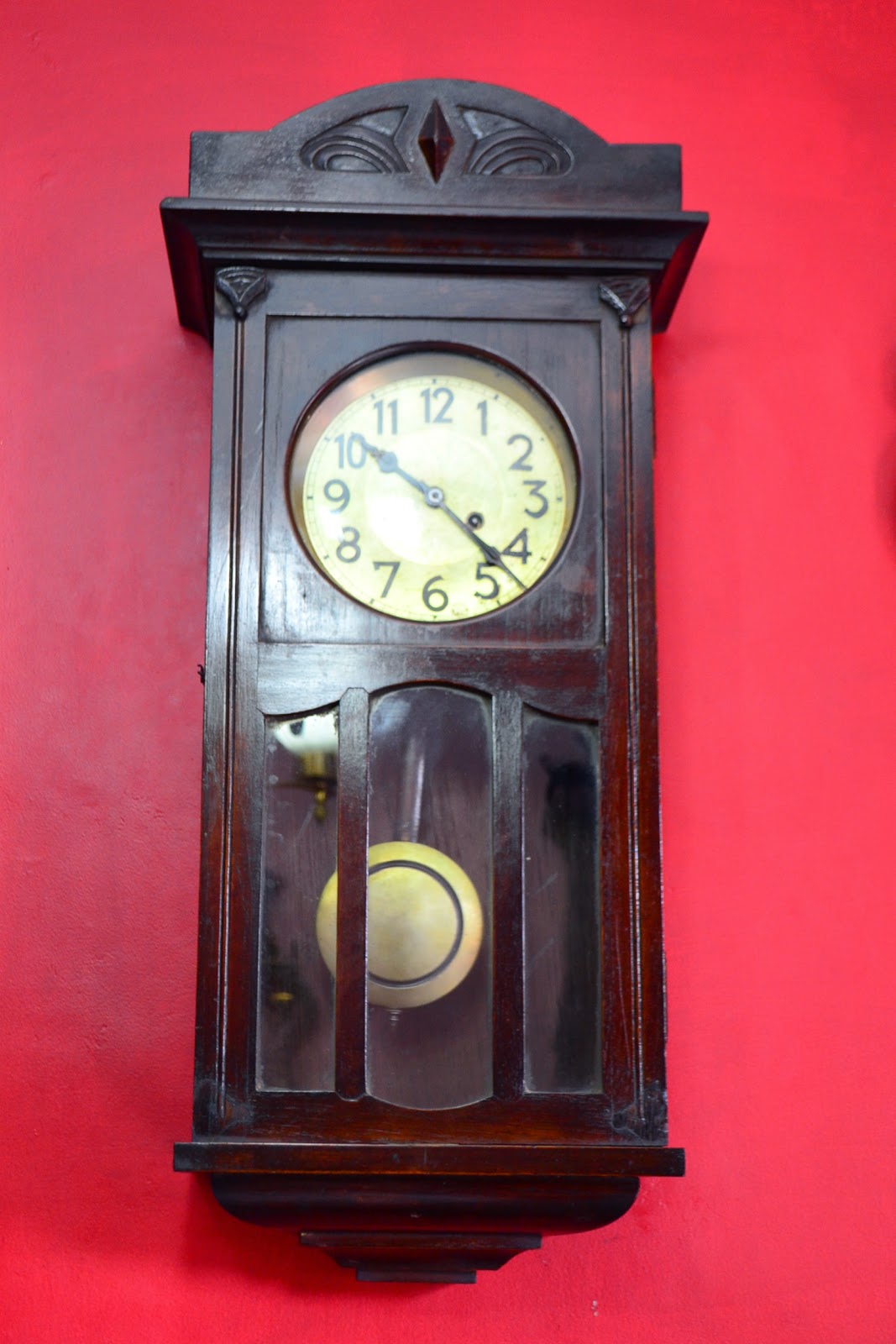 jam jam kuno and antique stuff Junghans wall clock circa 1919's