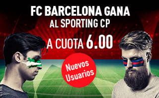 sportium Supercuota 6 Barcelona gana Sporting Lisboa 27 septiembre sportium Supercuota 6 Barcelona gana Sporting Lisboa 27 septiembre