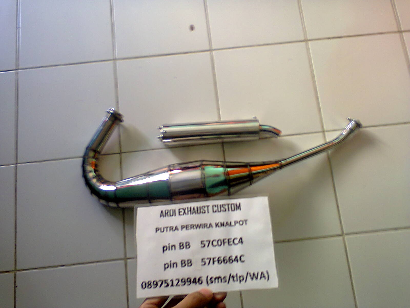 Knalpot Ninja RR Full Chrome - HANACARAKA RACING by Putra Perwira ...