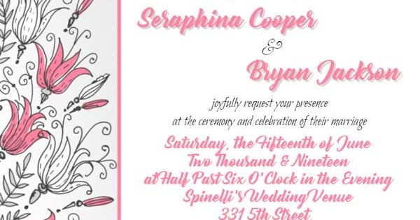 Contoh Kata Kata Undangan Ulang Tahun Dalam Bahasa Inggris