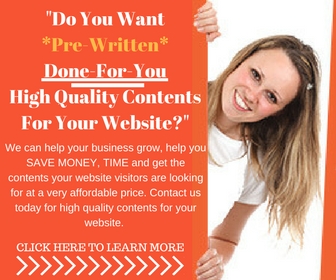 Get high quality articles created by an experienced freelance writer