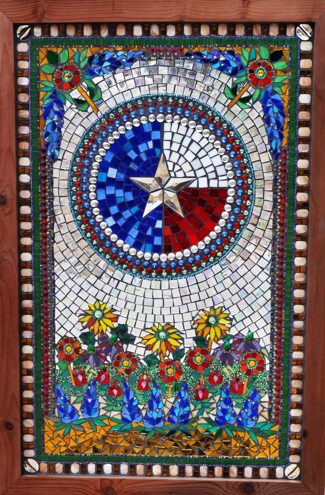 Kathleen Dalrymple Glass Artist Two Glass on Glass Mosaic Stained