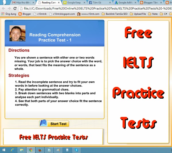 free online ielts practice tests