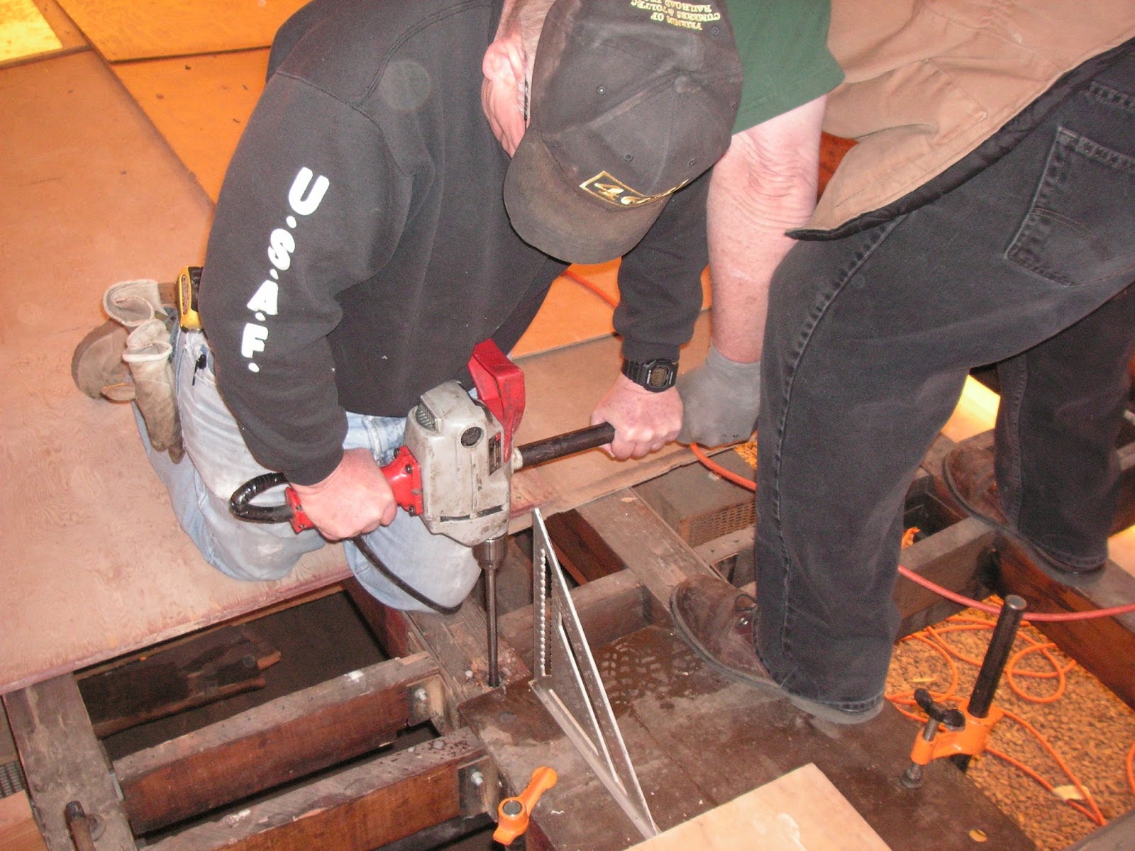 Friends Colorado Springs March 2016 Needle beams installed