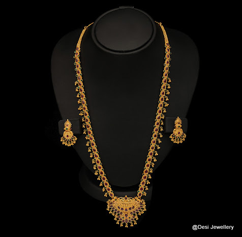 Latest Muvvala Haaram Latest Indian Jewellery Designs Gold #muvvalaharam latest gold muvvala haram designs. latest muvvala haaram latest indian