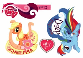 My Little Pony Tattoo Card 9 Series 1 Trading Card