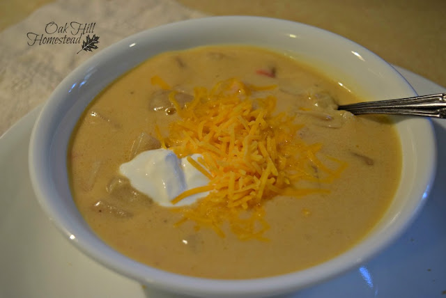 How to make potato soup from scratch in the crockpot.