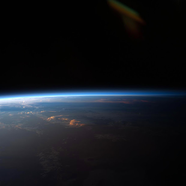 Gorgeous Sunset over South America from aboard the ISS