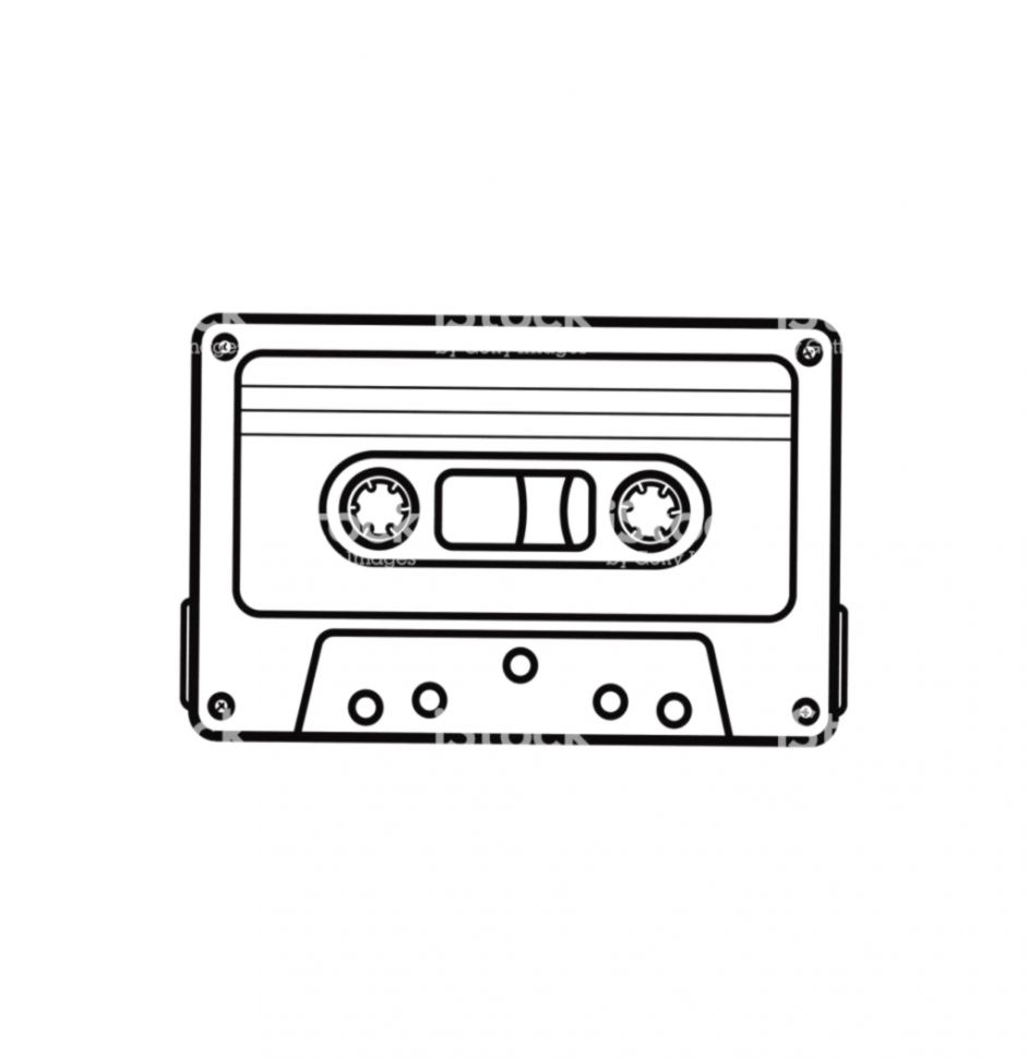 Cassette Tape Drawing