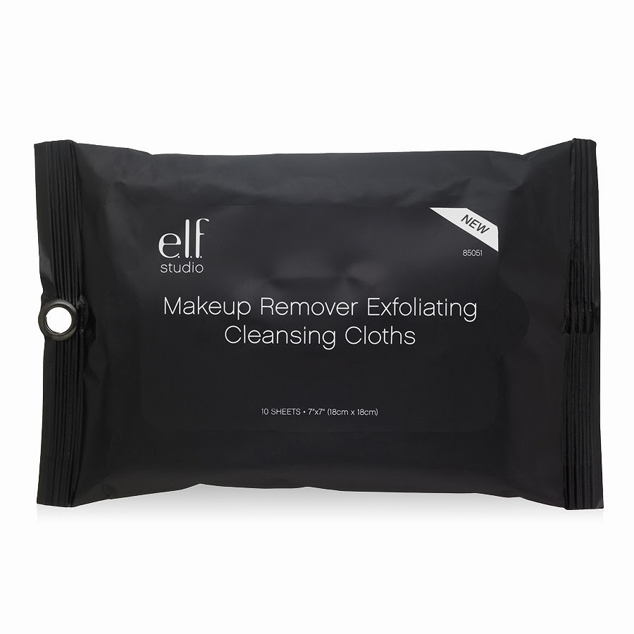 ELF e.l.f. Studio Makeup Remover Exfoliating Cleansing Cloths Beauty Essences