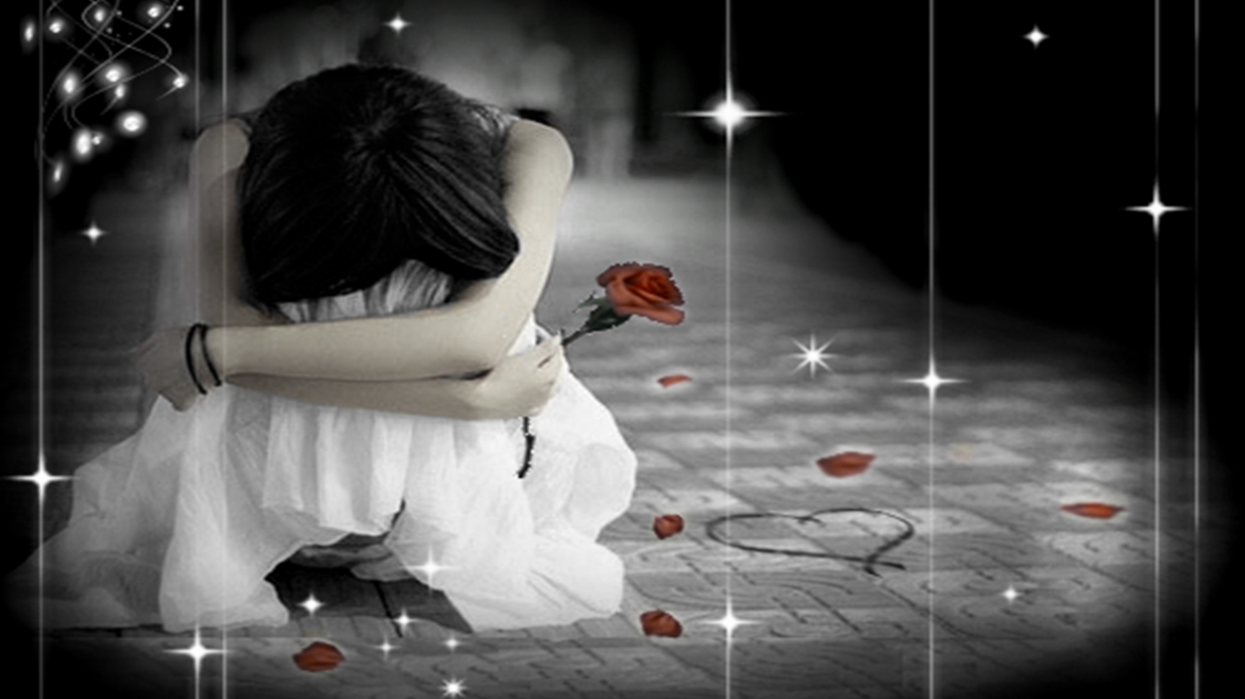 HD wallpapers for desktop android phones: SAD LONELLY GIRLS HD WALLPAPERS-2