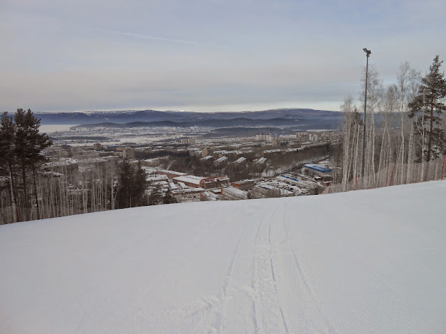 Вид с горы на Миасс