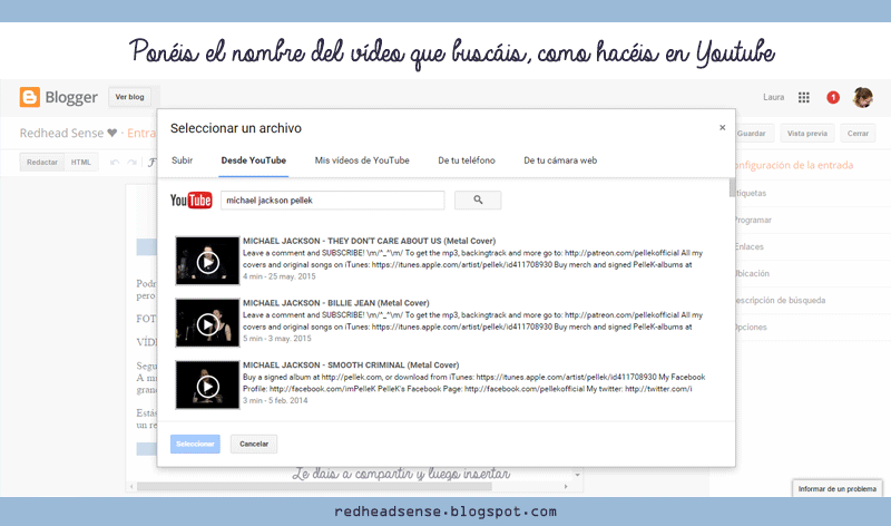 poner video youtube