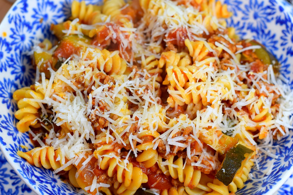 Pasta Bolognese With Parmigiano Reggiano Claire Justine