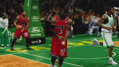 NBA 2K13 Miami Heat Classic Red Uniform NBA2K Mods