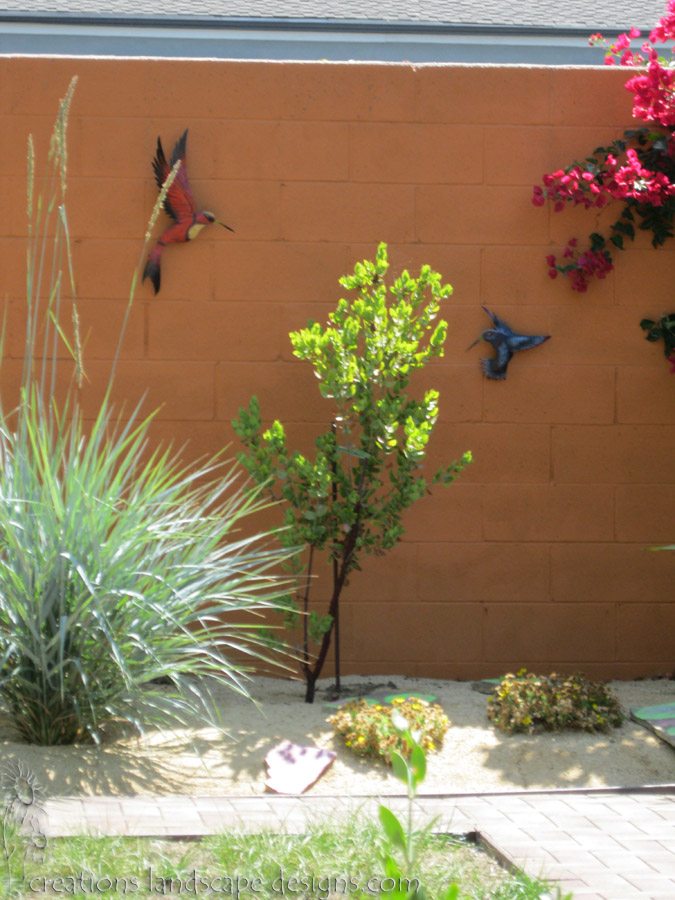 earth friendly landscapes: OUTDOOR WALL ART