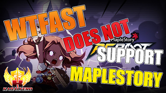 WTFast Does Not Support Maplestory