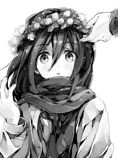 Animekustar Wallpaper Anime Girl Boy Black And White