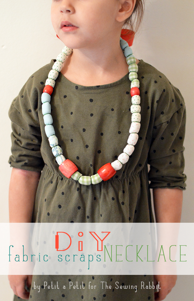 DIY Fabric Scrap Necklace
