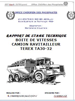 rapport de stage Maintenance Industrielle