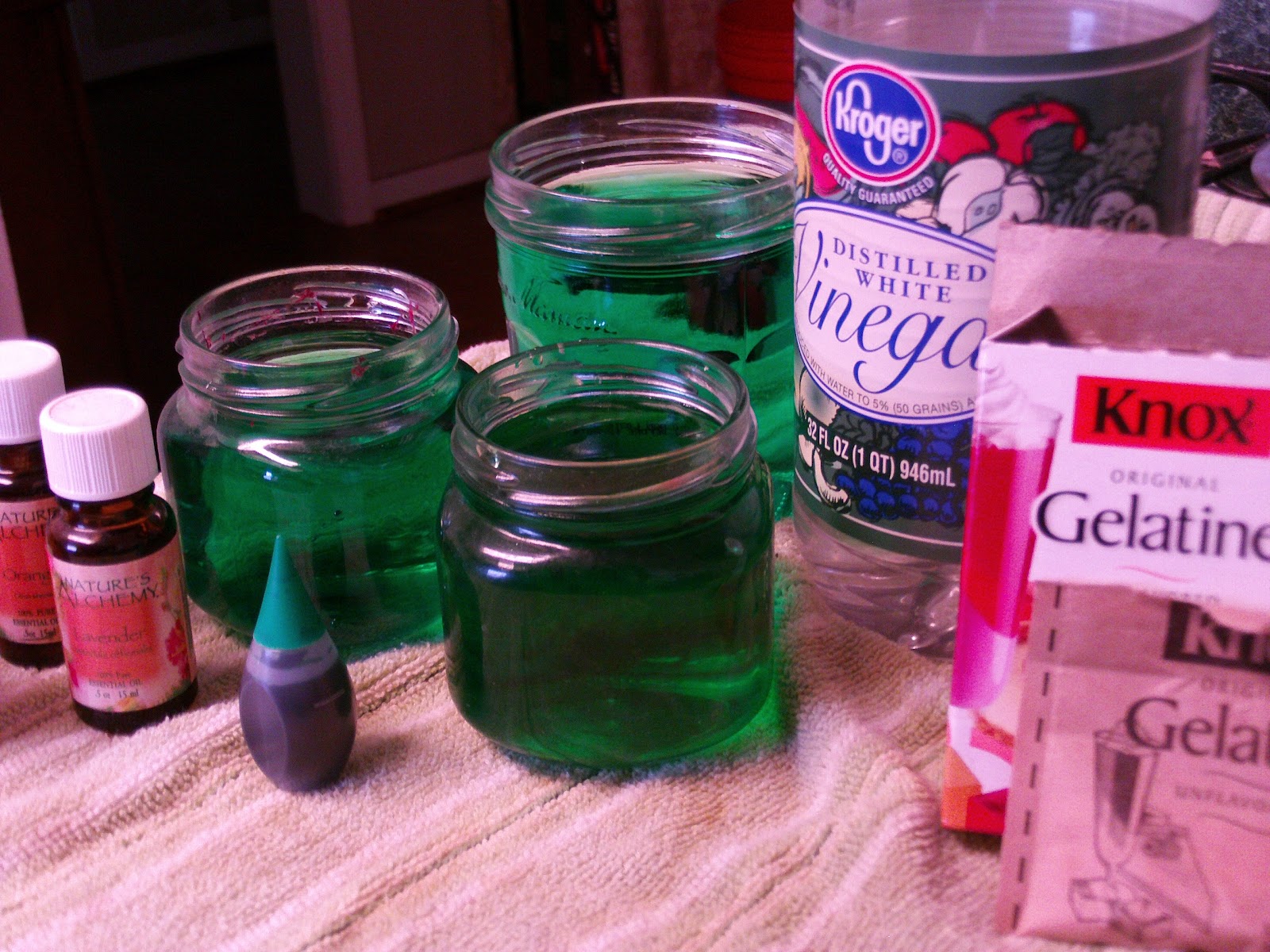 Yellow Spot Sun Homemade Gel Air Fresheners