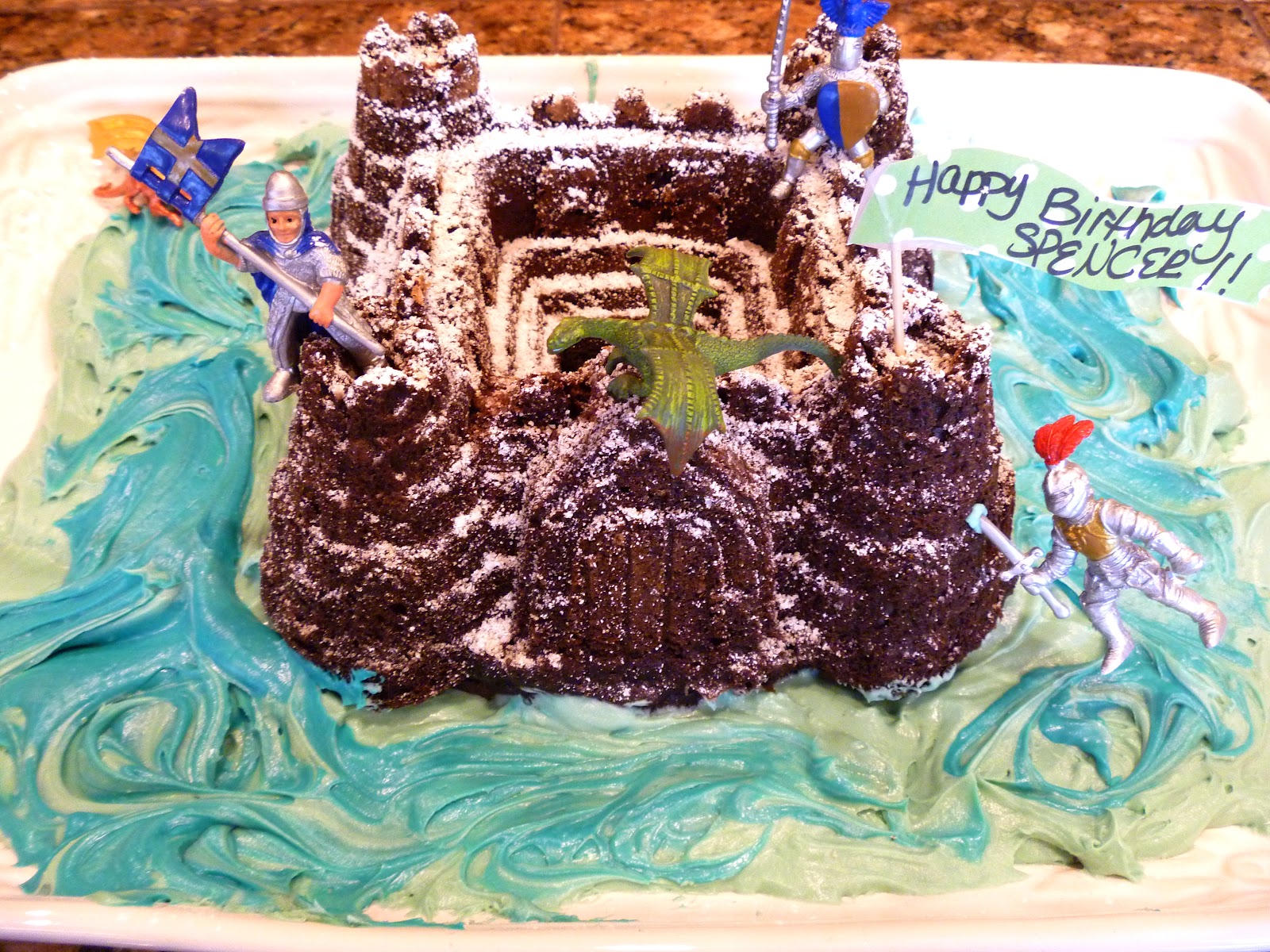 ...Yummy... Chocolate Castle Cake Frosting Alternative