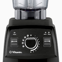 Vitamix Pro 750's control panel with soft-grip controls and turn-dial
