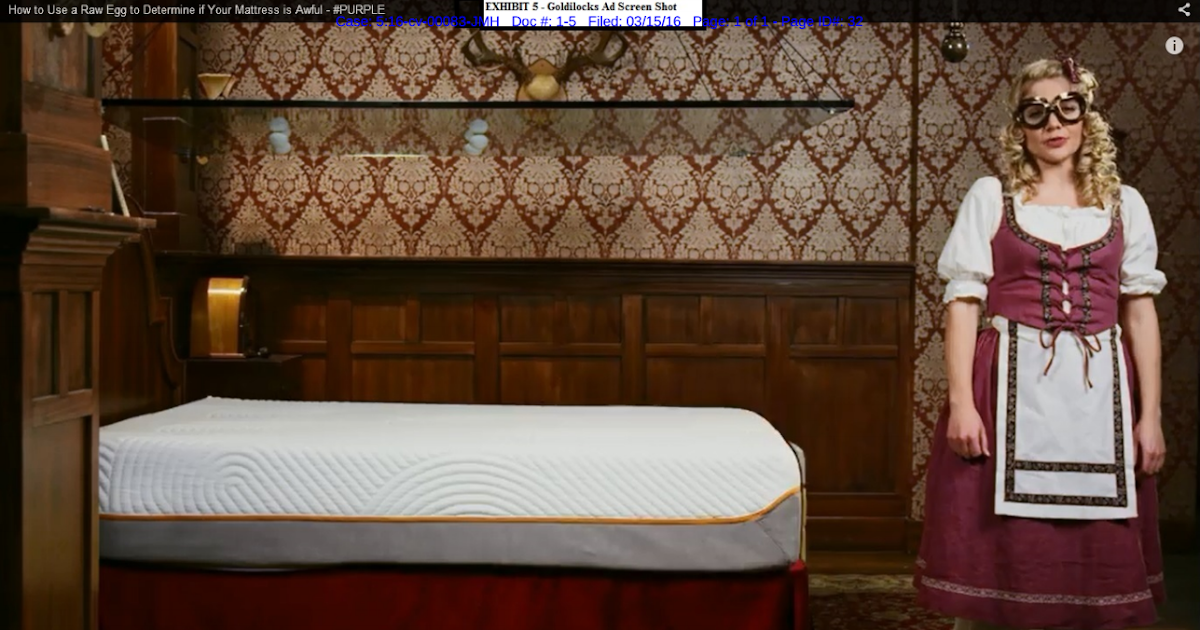 Rebecca 43(B)log Go to the mattresses Tempurpedic wins TRO