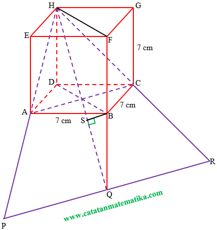 Titik bidang bf yang h acq q ke tengah tentukan kubus 8 rusuknya jarak. diketahui abcd efgh panjang adalah rusuk cm. 1. Diketahui
