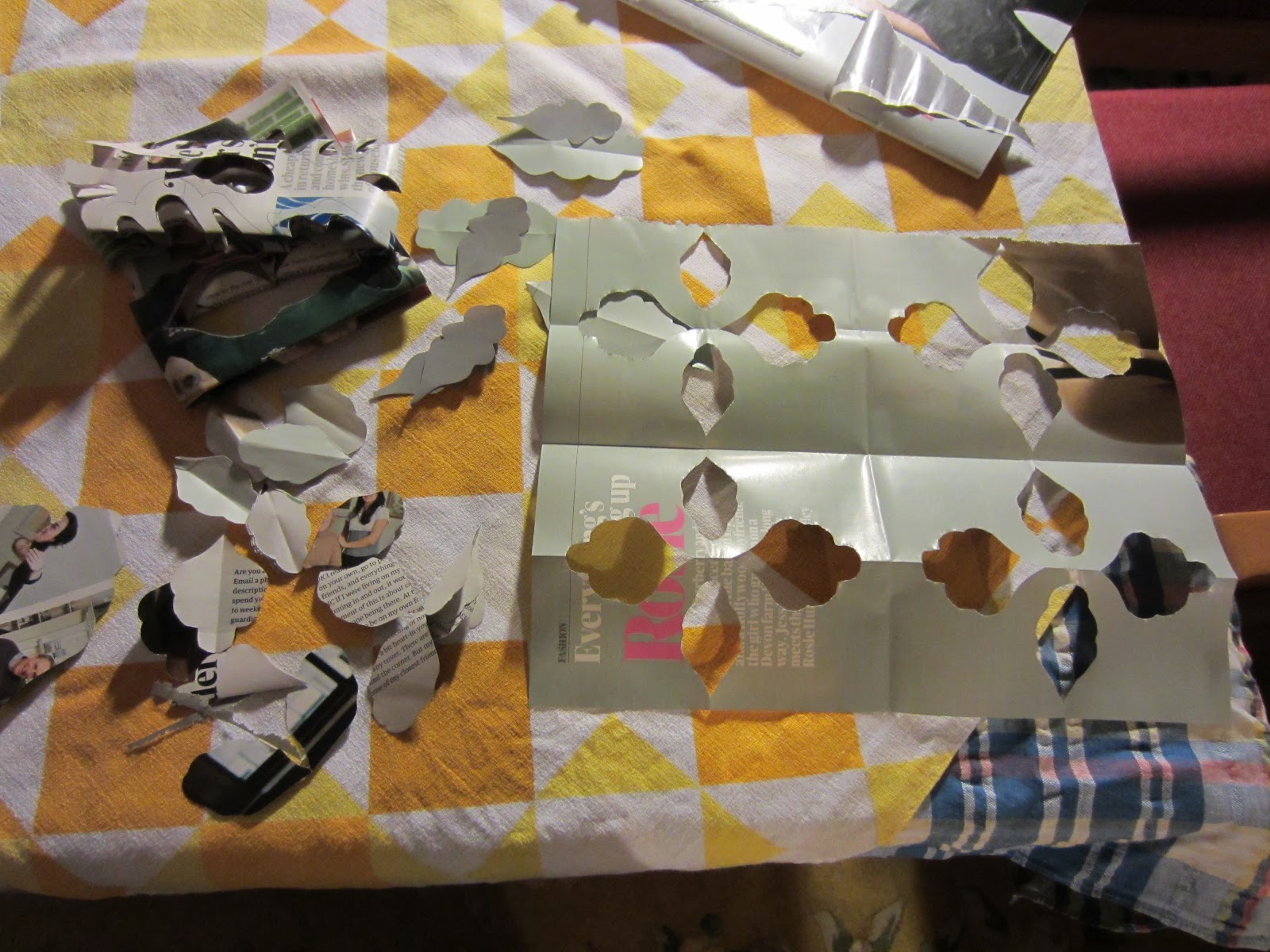 Screen printing with paper templates | Living to work - Working to live