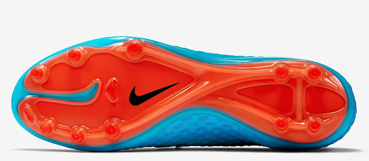 nike hypervenom blue and orange