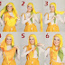 Warna Hijab Untuk Dres Yellow Gold