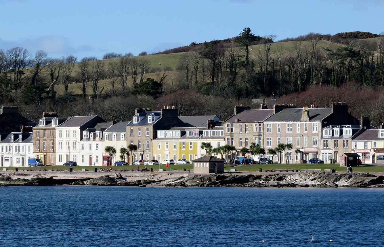 Alex and Bob`s Blue Sky Scotland Largs. Great Cumbrae. Millport. Arran