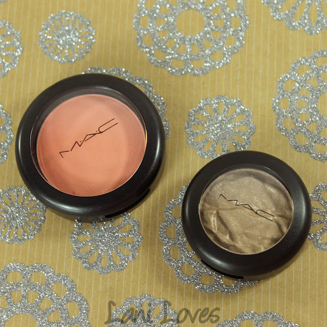 MAC Monday: Faerie Whispers - Spellbinder Blush and Fairy Land Foiled Shadow Swatches & Review