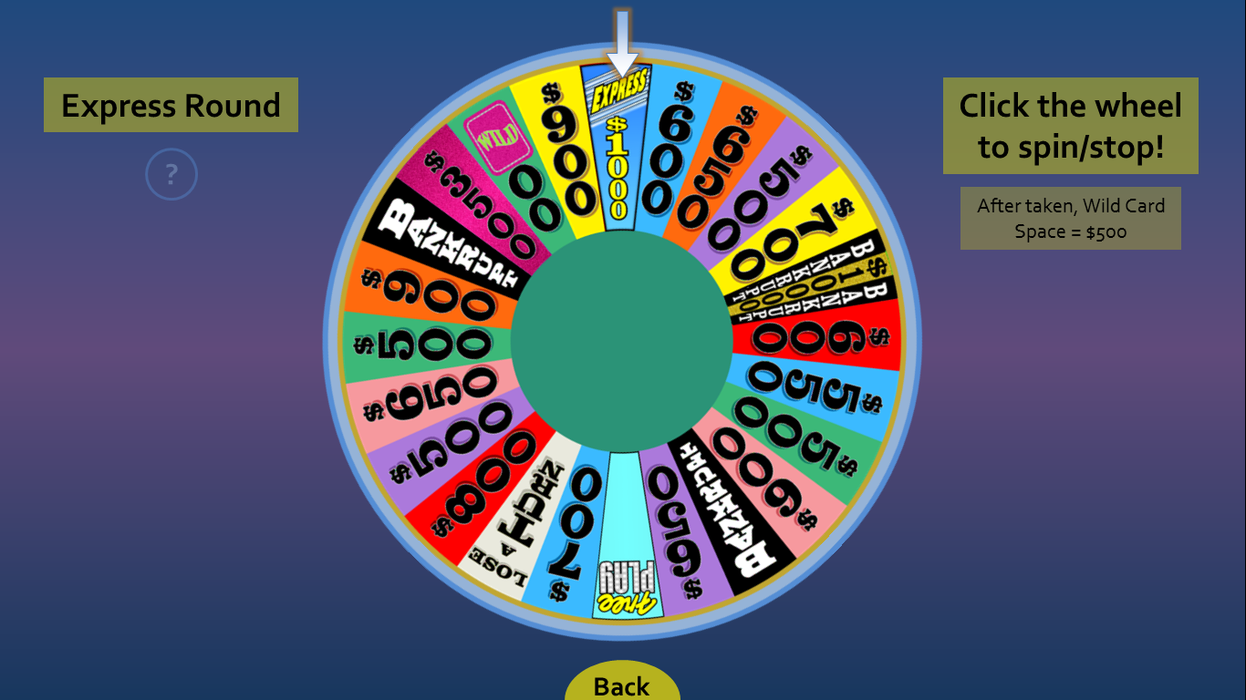 Wheel of Fortune for PowerPoint Version 3.0 Has Arrived! - Tim's Slideshow Games1366 x 768