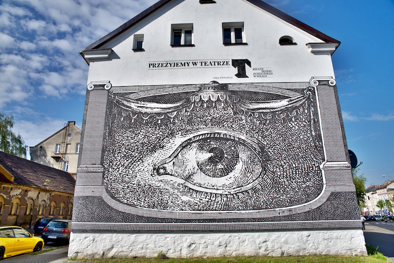 Słupsk murale, co zobaczyć w Słupsku