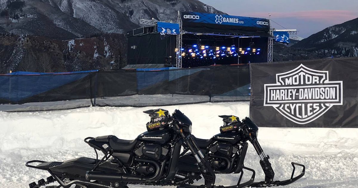 Just A Car Guy: Harley Davidson snow bikes highlight the motorcycles ...
