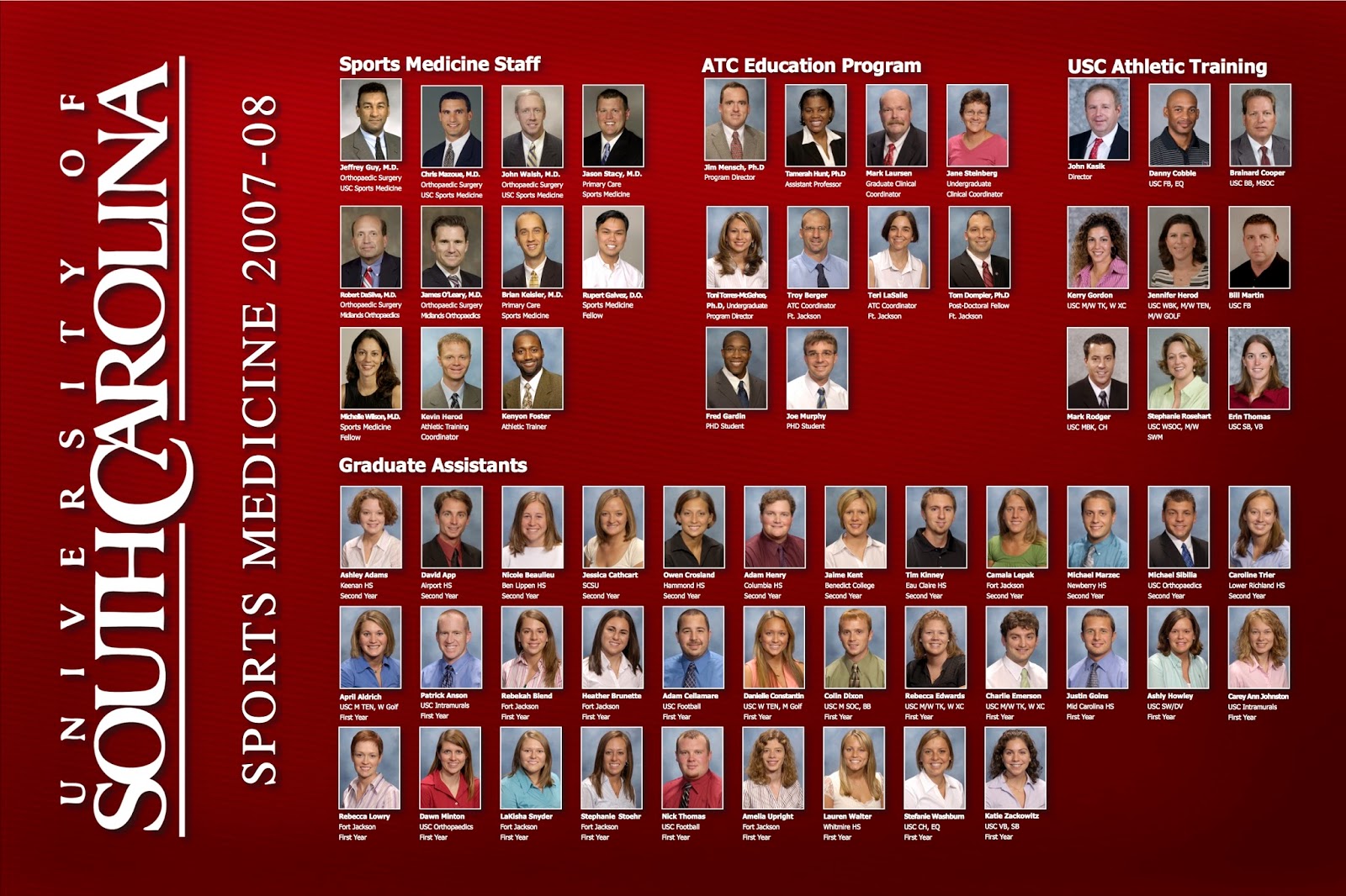 USC Graduate Athletic Training Program Alumni Newsletter Alumni Yearbook