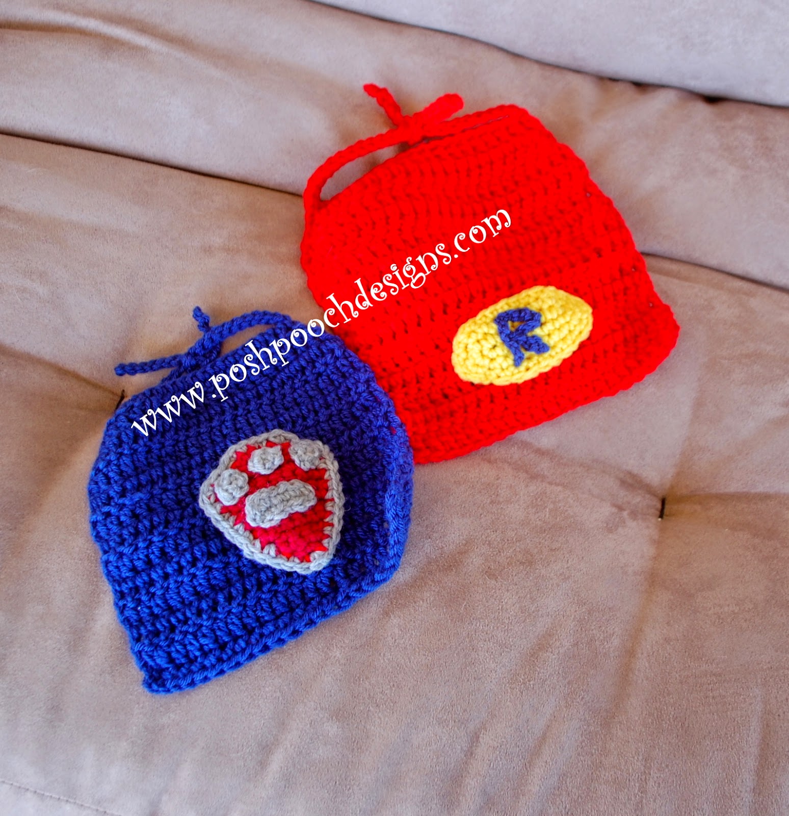 Posh Pooch Designs Super Hero Dog Cape Free Crochet Pattern Posh