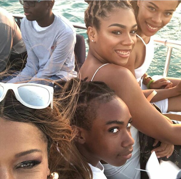 Beautiful Photos Of Actress-Cum-Nurse, Regina Askia & Daughters Holidaying In Turks & Caicos Island  %Post Title