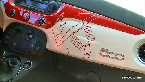 Fiat 500 Abarth Scorpion Dashboard